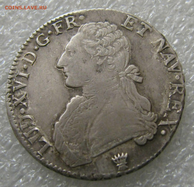 Королевство Франция. Людовик XVI. 1 ЭКЮ 1785 года. - 1Экю 1785 (3).JPG