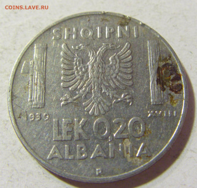 0,20 лек 1939 Албания №1 16.11.2021 22:00 МСК - CIMG5145.JPG