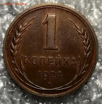 1 копейка 1924 unc. Зеркальное поле. - IMG_20211113_094927