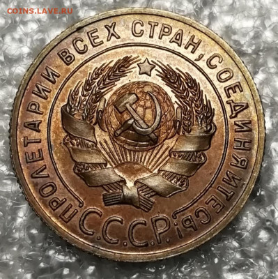 1 копейка 1924 unc. Зеркальное поле. - IMG_20211113_093945