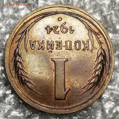 1 копейка 1924 unc. Зеркальное поле. - IMG_20211113_093647