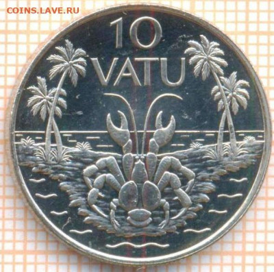 Вануату 10 вату 2009 г., до 21.11.2021 г. 22.00 по Москве - Вануату 10 вату 2009 3814а