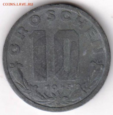 АВСТРИЯ 10 грошей 1948 г.  до 22.11.21 г. в 23.00 - 049