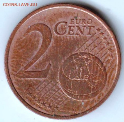 ФРАНЦИЯ 2 евроцента 1999 г. до 22.11.21 г. в 23.00 - 056