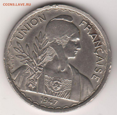Французский Индокитай, пиастр 1947 до 22.11. - 1