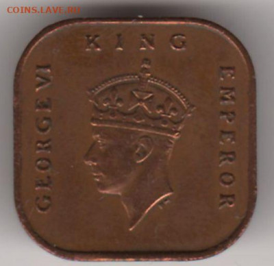 Малайя, 1 цент 1943 до 22.11. - 1