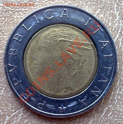 БИМ - Италия 500 лир 1994 Лука Пачоли 07.11 22.00 - Италия 500 лир 1994-2