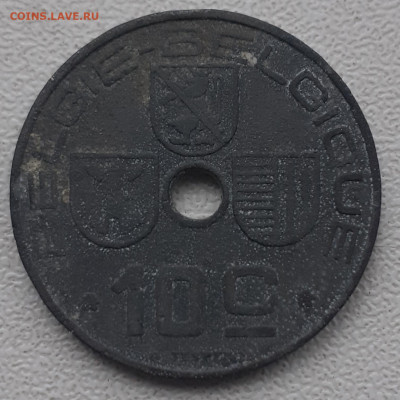 Бельгия. 10c  1942. - 20211117_191113