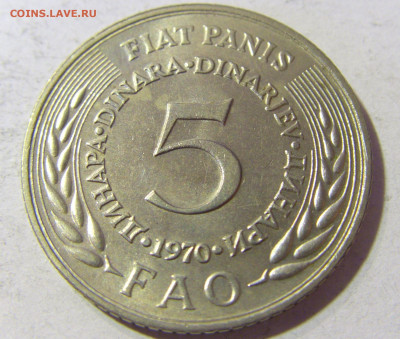 5 динар 1970 ФАО Югославия №2 23.11.21 22:00 М - CIMG7584.JPG