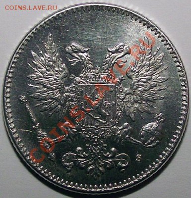 50 пенни 1917 (без Имп. корон) вынута из холдера. Блеск! - 50_p_1917_bk_am