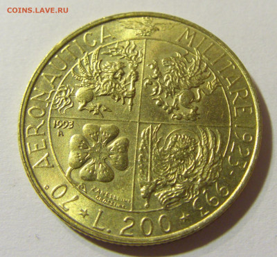 200 лир 1993 аэронавтика Италия №1 23.11.21 22:00 М - CIMG8025.JPG