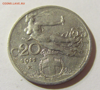20 чентезимо 1911 Италия №1 23.11.21 22:00 М - CIMG8081.JPG