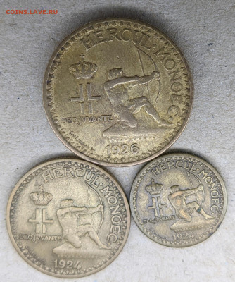 Монако 1924 - 1926 ФИКС до 21.11 - uH4tunnA938