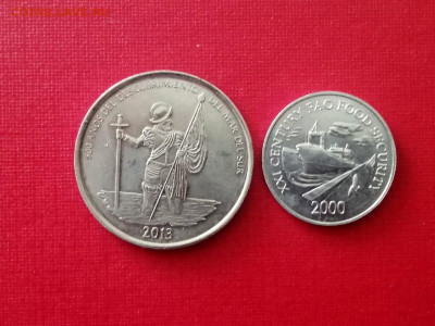 лот юбилейки Панама 2 монеты до 25.11.2021 года - 2