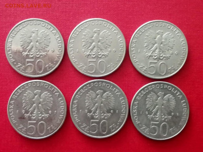 Юбилейка Польша Короли 6 монет до 25.11.2021 года - 1