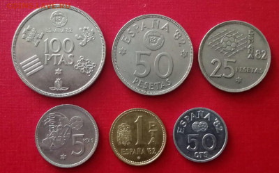 Испания набор монет 1980 года до 25.11.2021 года - 1