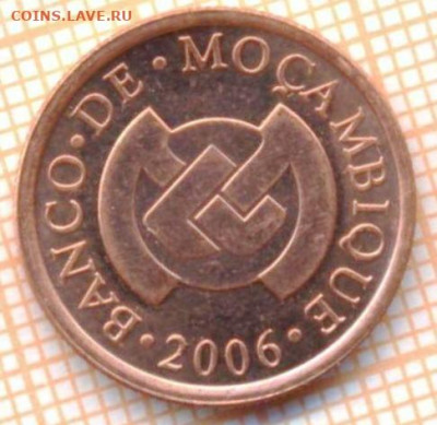 Мозамбик 5 сентаво 2006 г., до 27.11.2021 г. 22.00 по Москв - Мозамбик 5 сентаво 2006 3832а