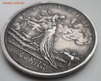 МЕДАЛЬ 22 France Louis XVI SILVER MEDAL 1775  Coronation - SAM_1868.JPG
