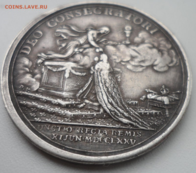МЕДАЛЬ 22 France Louis XVI SILVER MEDAL 1775  Coronation - SAM_1867.JPG