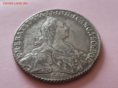 Рубль 1774 СПБ. Диаметр. - 20211119_123724