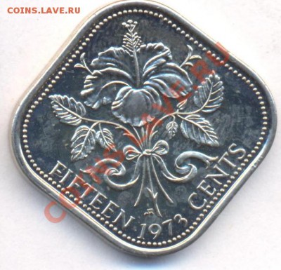 Багамские о-ва 15 центов 1973 г.До 5.11.11 г. 21-00 МСК. - 15 ц.73