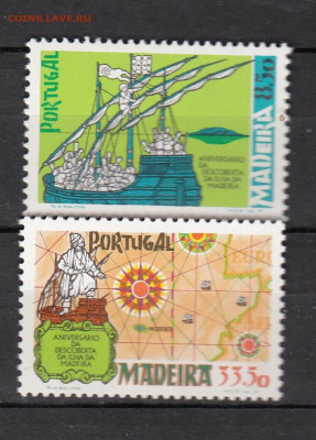 Португалия Мадейра 1981 парусники 2м** до 29 11 - 2ж