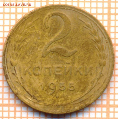 2 коп 1955 г.,до 29.11.2021 г. 22.00 по Москве - 1955 2