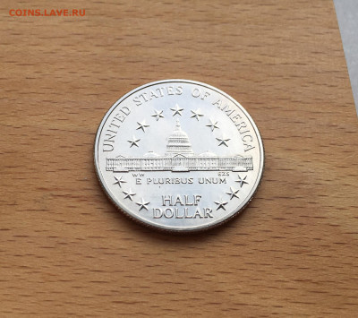 2 доллара 1989 50 центов двор D 200 лет Конгрессу UNC - IMG_2062.JPG