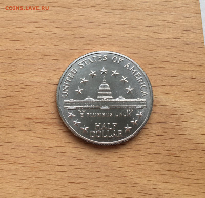 2 доллара 1989 50 центов двор D 200 лет Конгрессу UNC - IMG_2060.JPG