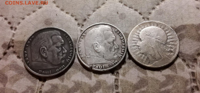 Германия 5 марок 35, 36. Польша 5 злотых 1933. До 25.11.21. - 20211123_171739