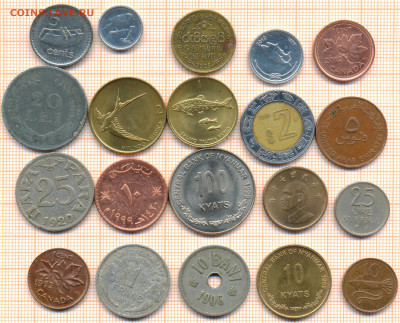 монеты разные 20 штук 12 от 5 руб. фикс цена - лист 12 001