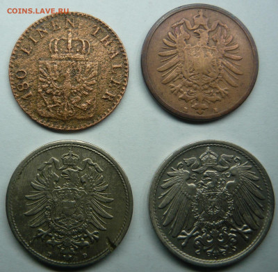 Германия:2пф и 10 пф,4 монеты 1867-1900гг.До 28.11. 22.00 мс - P1400388.JPG