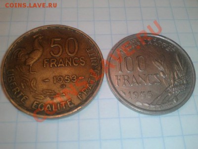 ФРАНЦИЯ  150 ФРАНКОВ до 6.11.11 г. в 21.30 - 2011-11-03 12.11.14