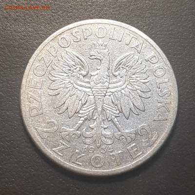 Польша 2 злотых 1934 до 30.11.21 - 20211125_232402
