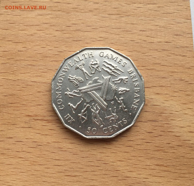 Австралия 50 центов 1982 Игры Содружества спорт борьба бокс - IMG_2125.JPG
