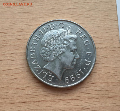 Крона Шайба Великобритания 5 фунтов 1999 Принцесса Диана - krona_shajba_velikobritanija_5_funtov_1999_princessa_diana (1)