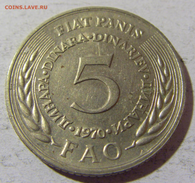 5 динар 1970 ФАО Югославия №2 02.12.2021 22:00 МСК - CIMG0369.JPG
