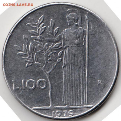 ИТАЛИЯ 100 лир 1979 г. до 03.12.21 г. в 23.00 - 041