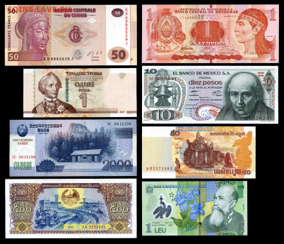 76 банкнот из 50 стран. до 01.12. в 22:00 мск. - №____3