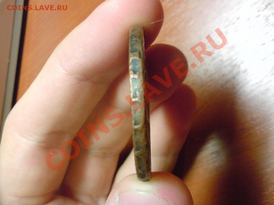 2 копейки 1763 (перечекан) 2копейки 1758 (перечекан) - DSC02740.JPG