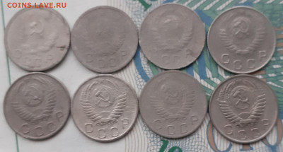 10 копеек 1936, 1938, 1939, 1948, 1952, 1953, 1954, 1955. - 20211201_142016