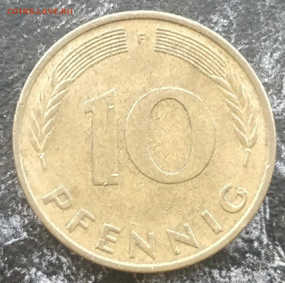 ФРГ 10 пфеннигов 1979 F с 1 РУБ. (с блицем) до 3.12 - IMG_20211130_112837__01