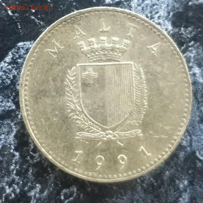 МАЛЬТА 1 цент 1991 с 1 РУБ. (с блицем) до 3.12 - IMG_20211130_115722__01