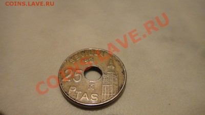 Продам 25 Испанских Песет 1992 года. - DSC03977