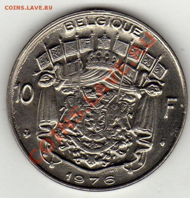 БЕЛЬГИЯ 10 ФРАНКОВ 1976 ДО 07.11.11 В 22.00МСК (755) - img111