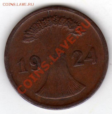 ГЕРМАНИЯ 2 РЕНТЕНПФЕННИГА 1924 ДО 07.11.11 В 22.00МСК (755) - img118