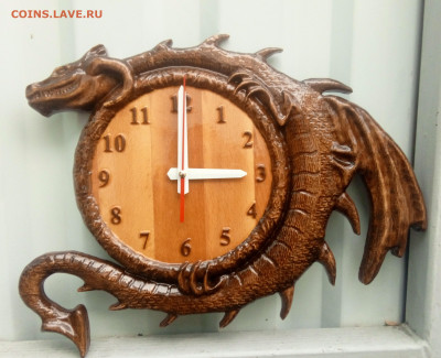 Часы настенные Дракон резьба по дереву до 6.12.21 до 22:00 - IMG_20211127_161239