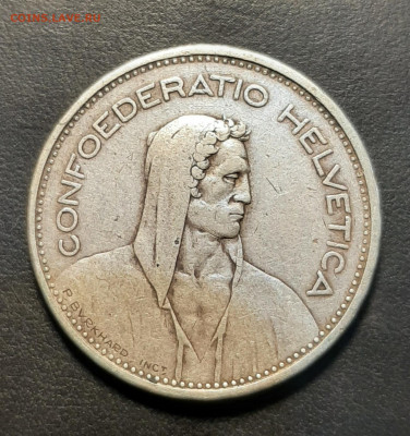 Швейцария 5 франков 1932 до 07.12.21 - 20211128_172649