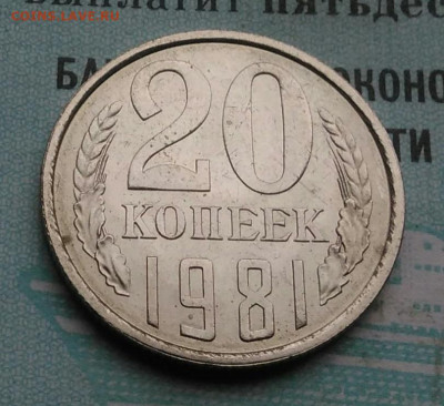 20 копеек 1981 года UNC ненаборная до 09.12.2021 - IMG_20211204_003409