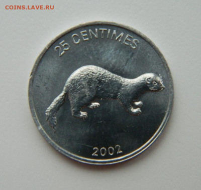 Конго 25 сантимов 2002 г. (Фауна)  до 09.12.21 - DSCN1836.JPG